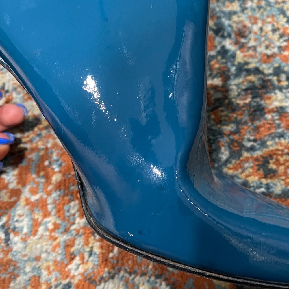 Tamara Mellon | Legacy Over The Knee Teal Blue Boots Size: 41.5 - Picture 11 of 12